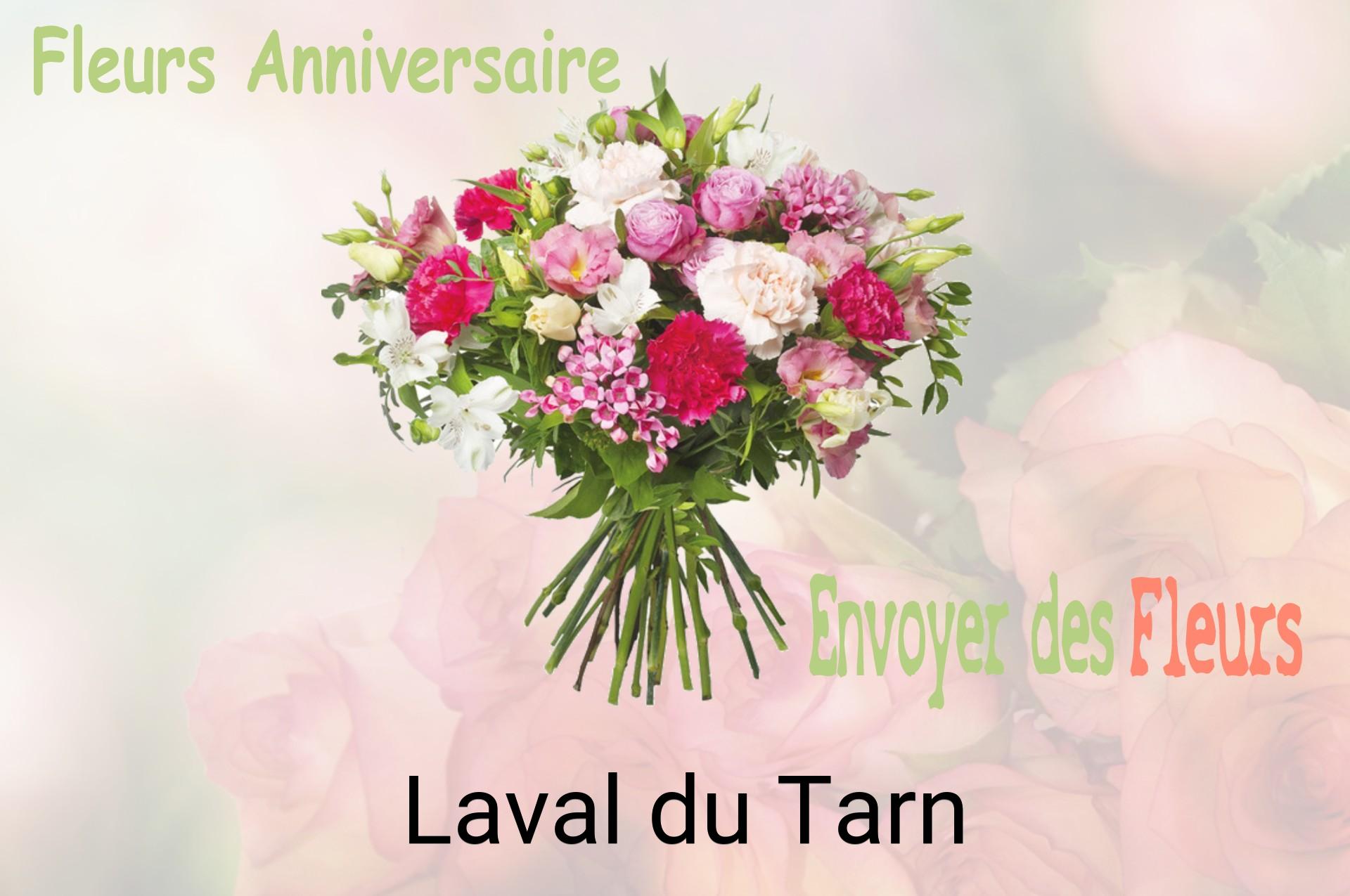 Bouquet de fleurs d’anniversaire livré à Laval-du-Tarn